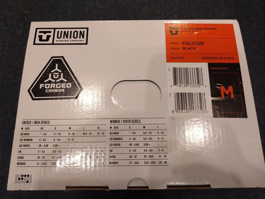 最新★新品未使用★国内正規UNIONユニオンFALCORサイズM保証書完備