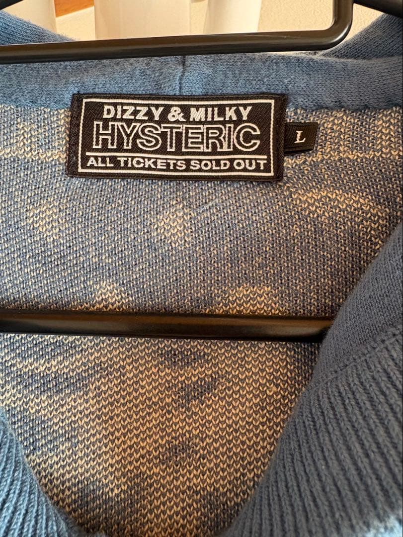 HYSTERIC GLAMOUR SUPER HYS柄ジャカード パーカーＬ