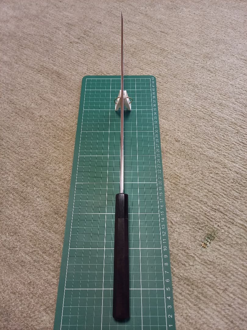 あ*ん様 コアレス　ダマスカス　先丸　柳刃　包丁　黒檀柄　尺一　330