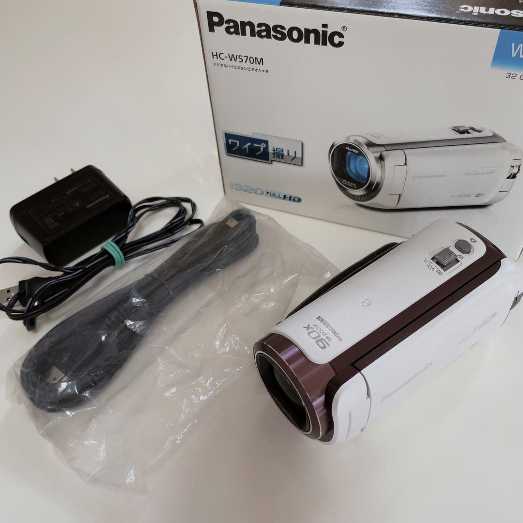 【美品】Panasonic HC-W570M ビデオカメラ 本体