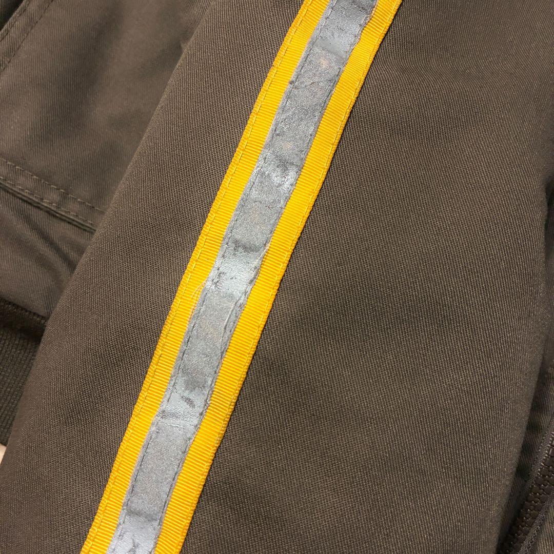 企業ロゴ中綿ワークジャケットups 2XLブラウンCINTASリフレクターma1