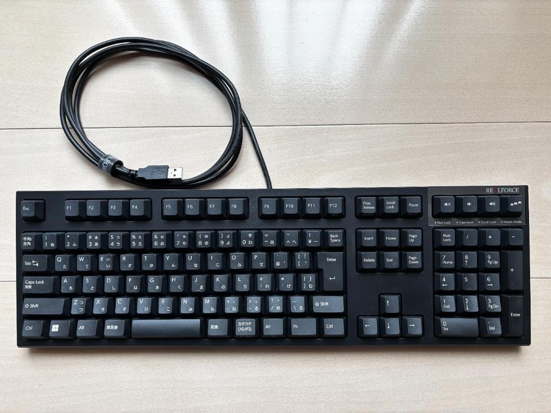 【美品 - 4ヶ月使用】REALFORCE R3SA12
