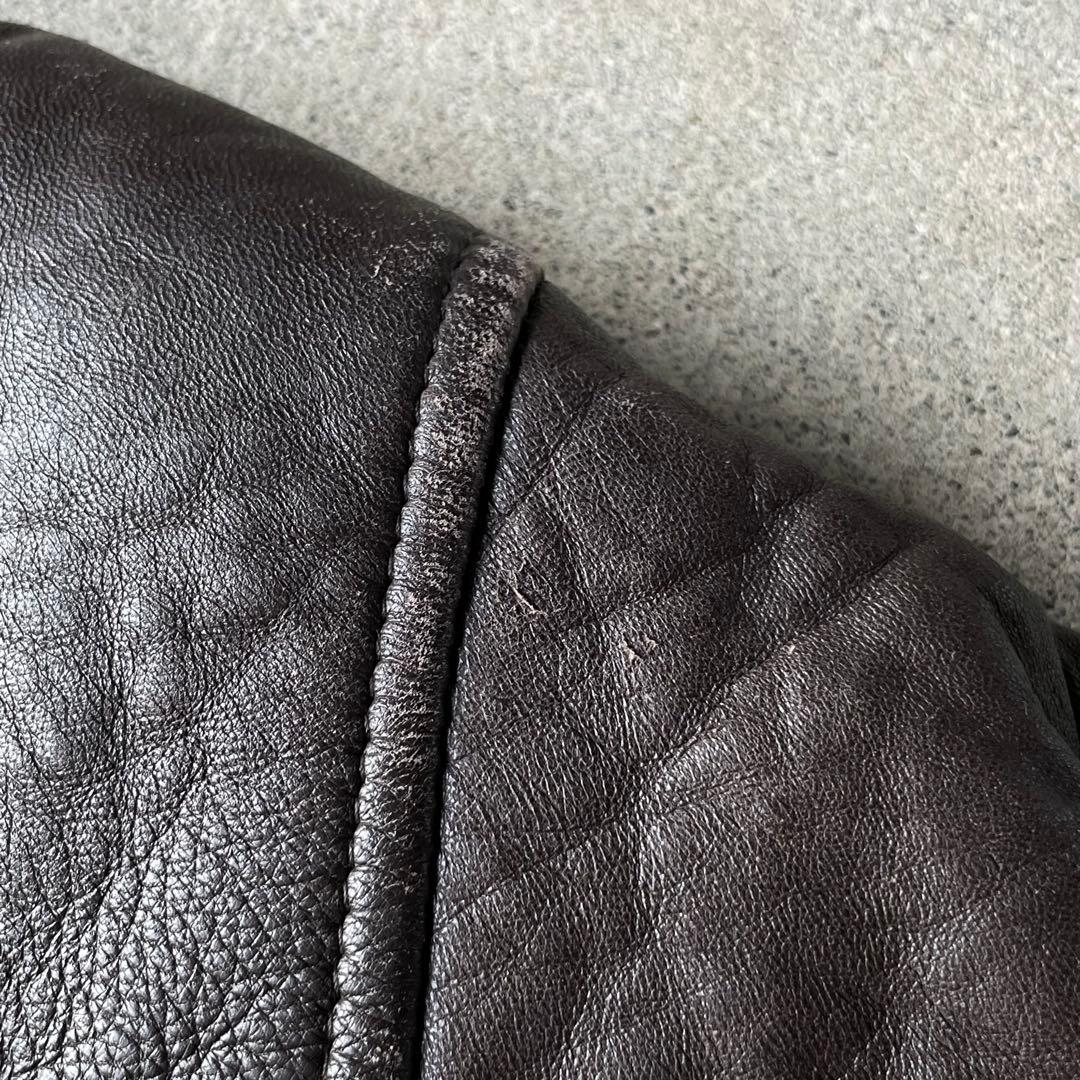 90s real leather bomber jacket 本革 a2 g1