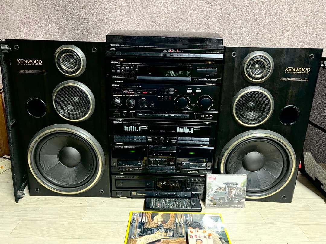 希少ケンウッドROXYシステムコンポA-5Jシリーズ5Jメンテナンス済み動作品
