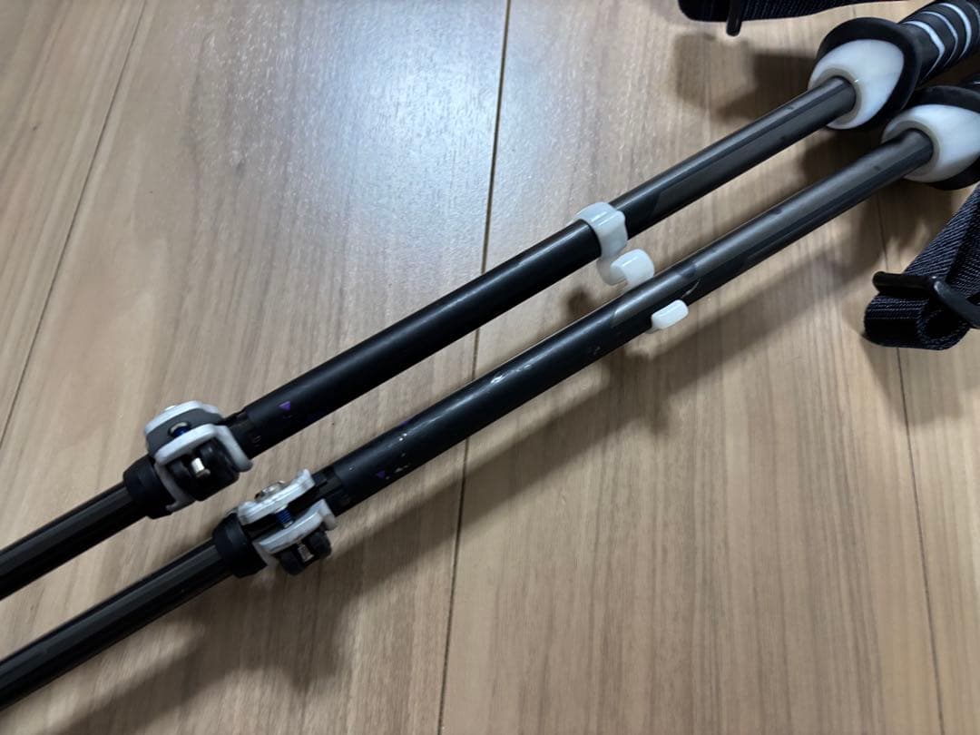 ★美品・限定★お洒落　オガサカ スキーストック 収縮ポール　調整可能　デモ技術選