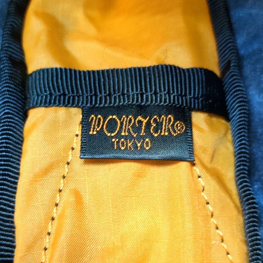 【超美品】PORTER　EFFECT　ポーチ L　ウッドランドネイビー　タグ付き