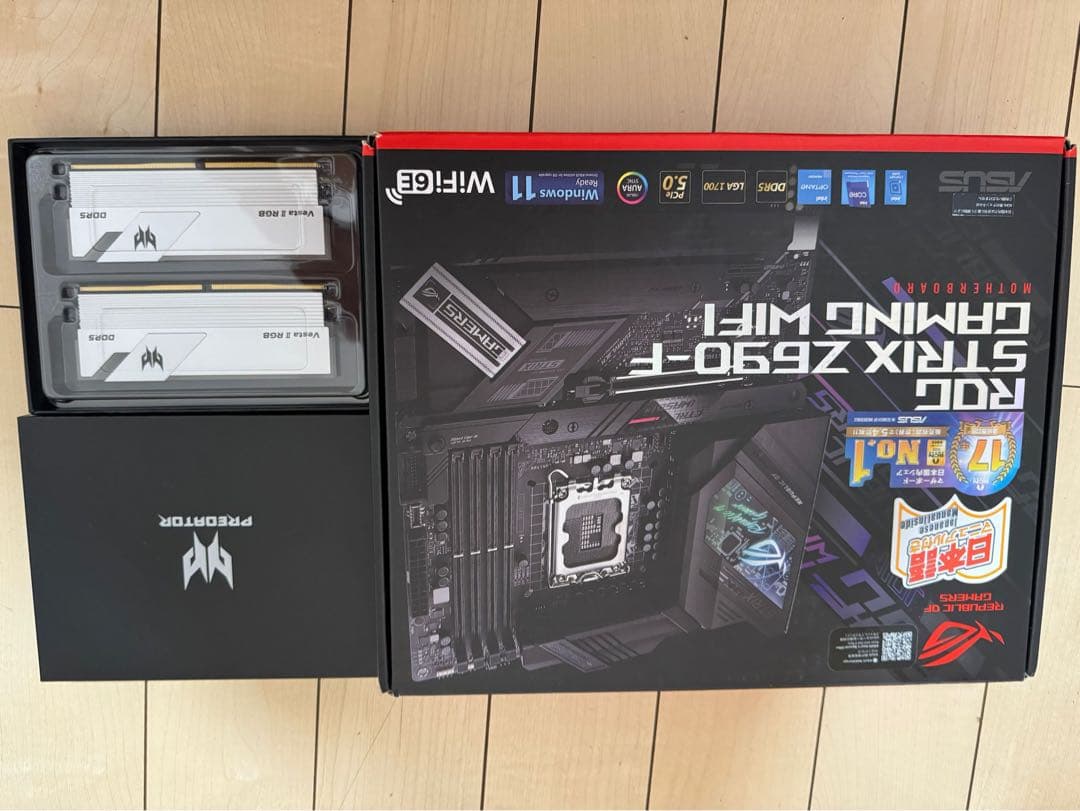 i513600K+ROGZ690-F+Acer PredatorVesta Ⅱ