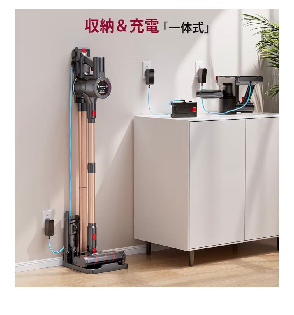2026先行販売！コードレス掃除機 軽量 サイクロン式 スティッククリーナー