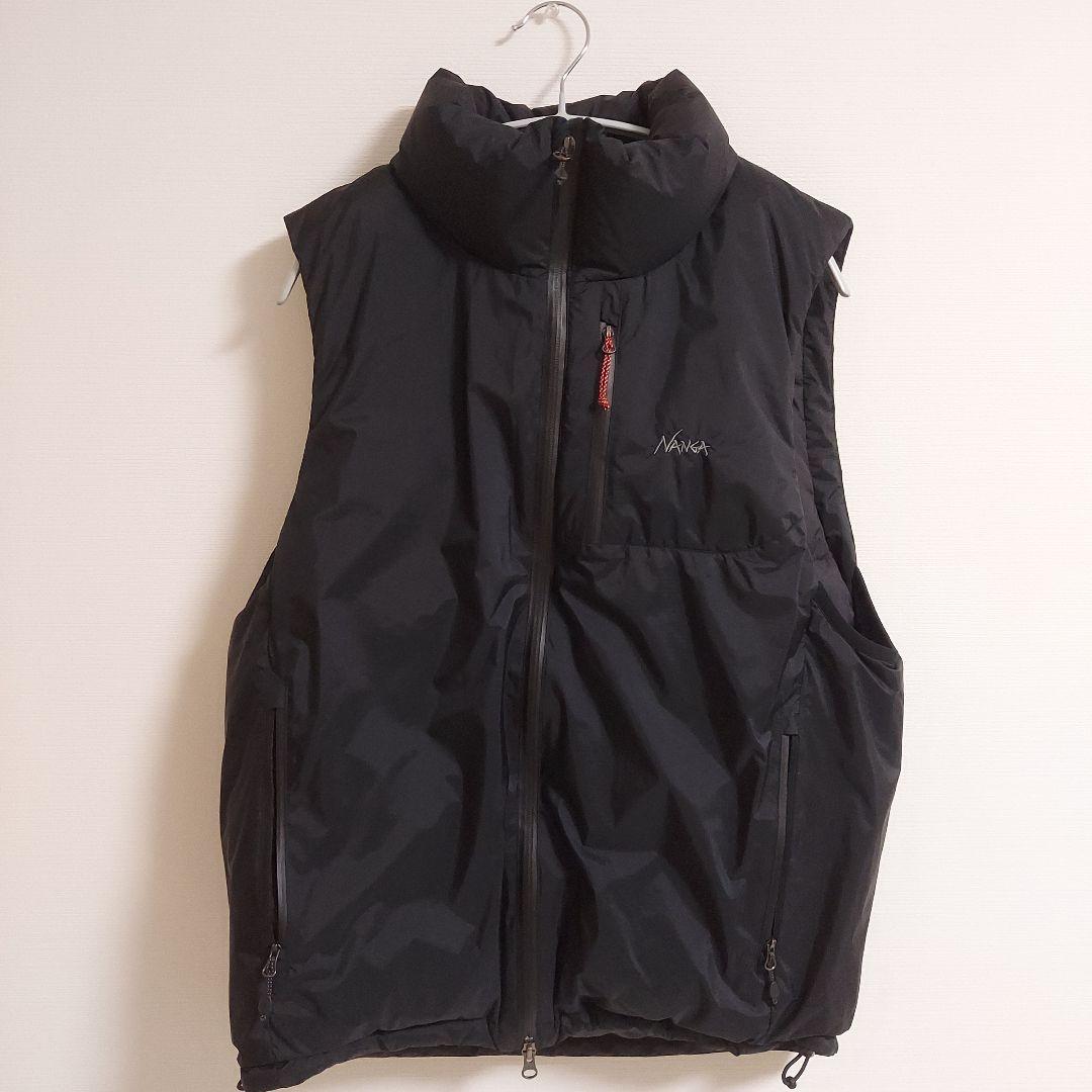 ナンガ　オーロラテックス　スタンドカラーダウンベスト
