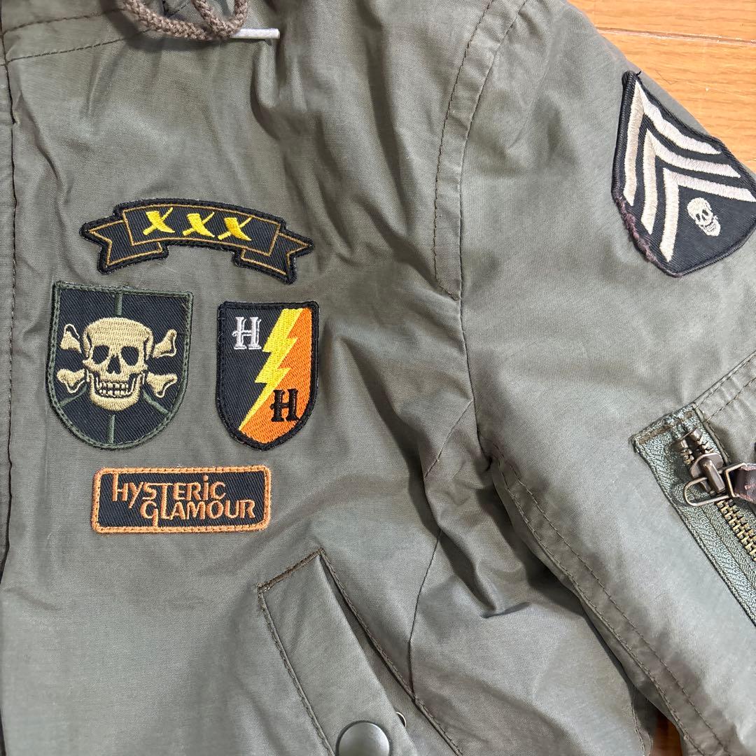 【ヒステリックグラマー】hysterics モッズコート カーキ