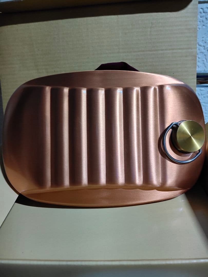 銅製 湯たんぽ新光金属　純銅湯たんぽ　替えパッキン袋付き2.3リットル新品未使用