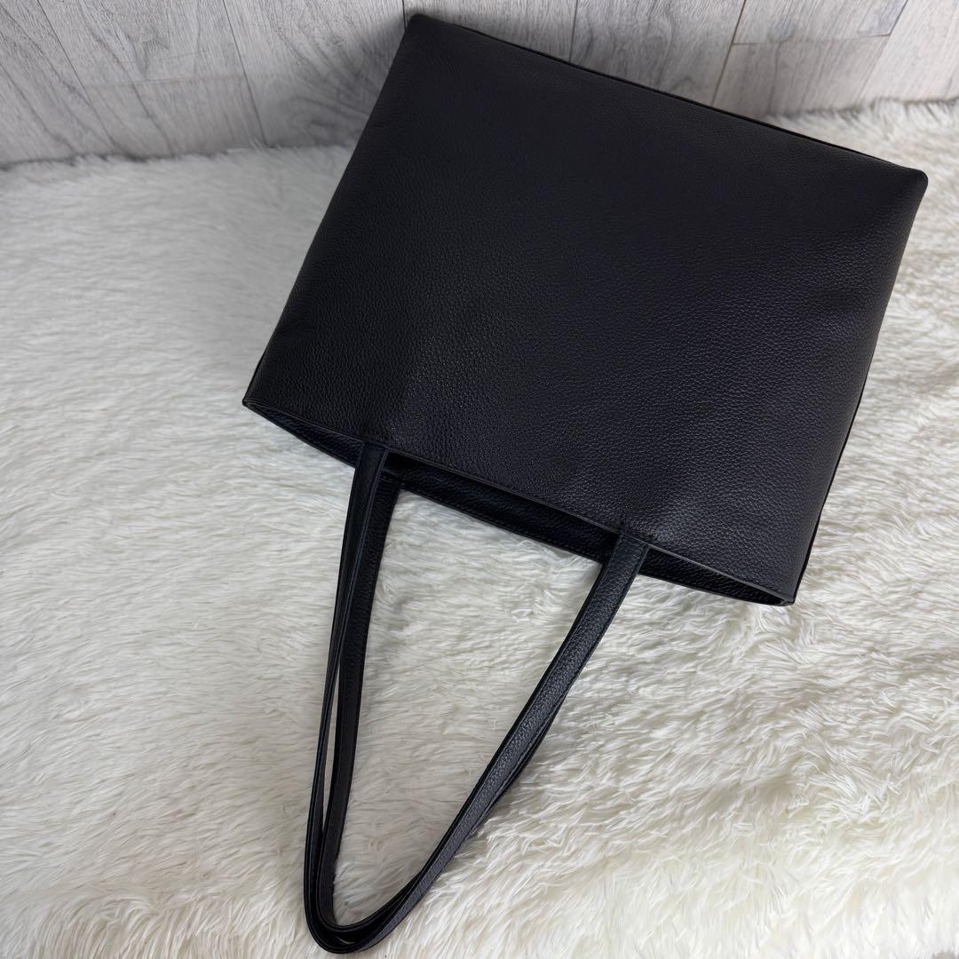 美品♡A4可♡HushTug ハッシュタグ レザー ショルダー トートバッグ