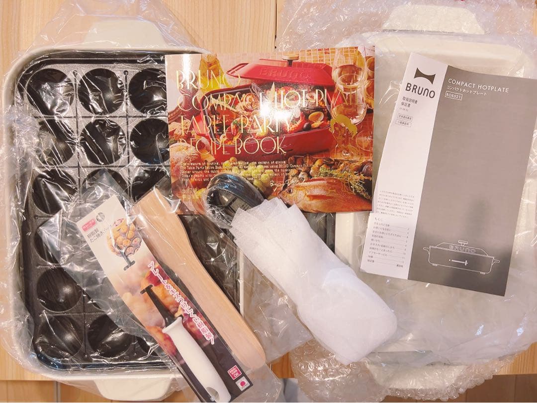 BRUNO コンパクトホットプレート 鍋セット 4/28までの出品