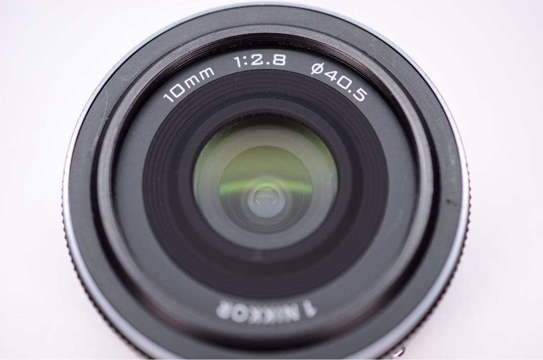 Nikon 1 NIKKOR 10mm f/2.8 単焦点レンズ ブラック 良品