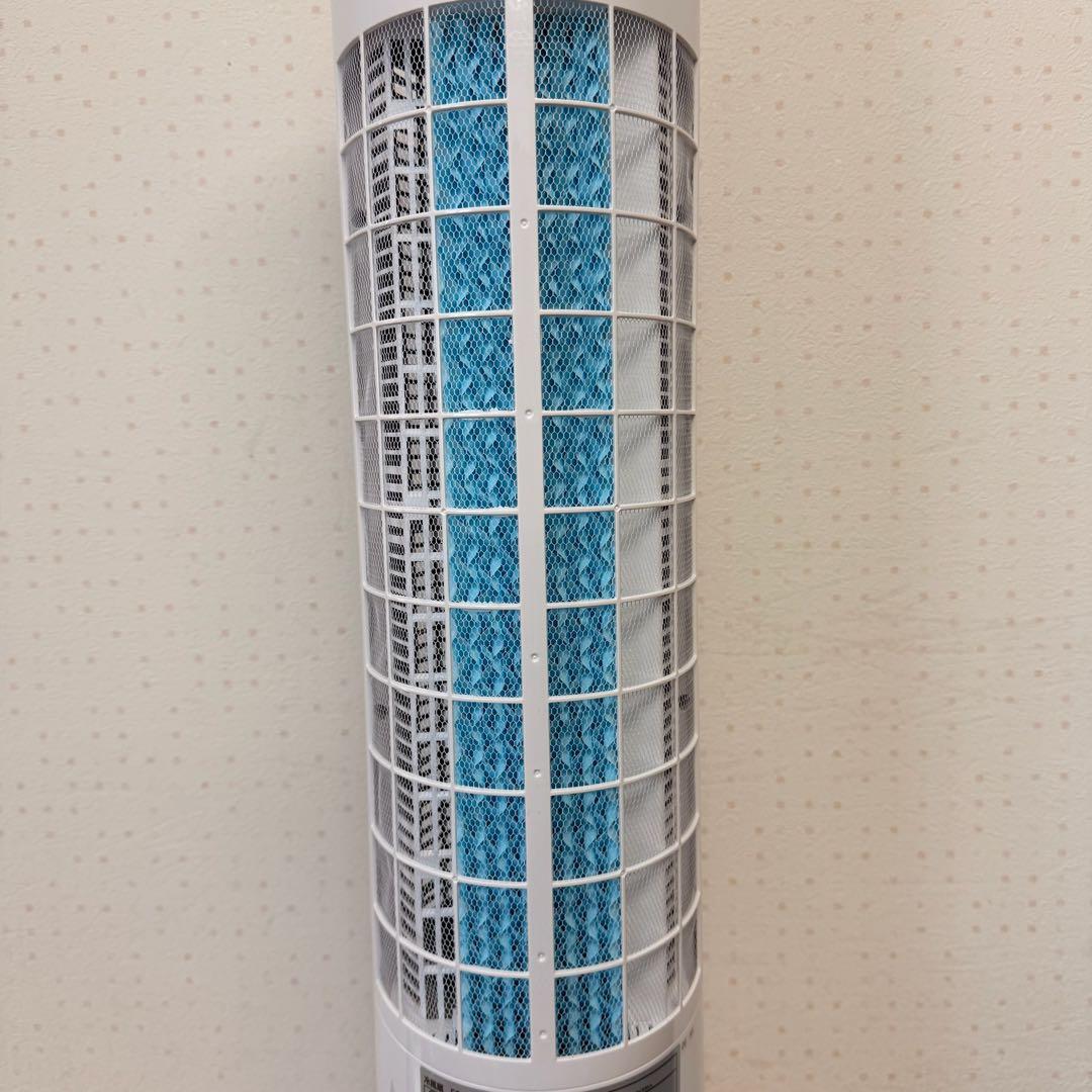 ● 美品 山善 冷風機 左右自動首振り 水タンク着脱式 FCR-BWG403