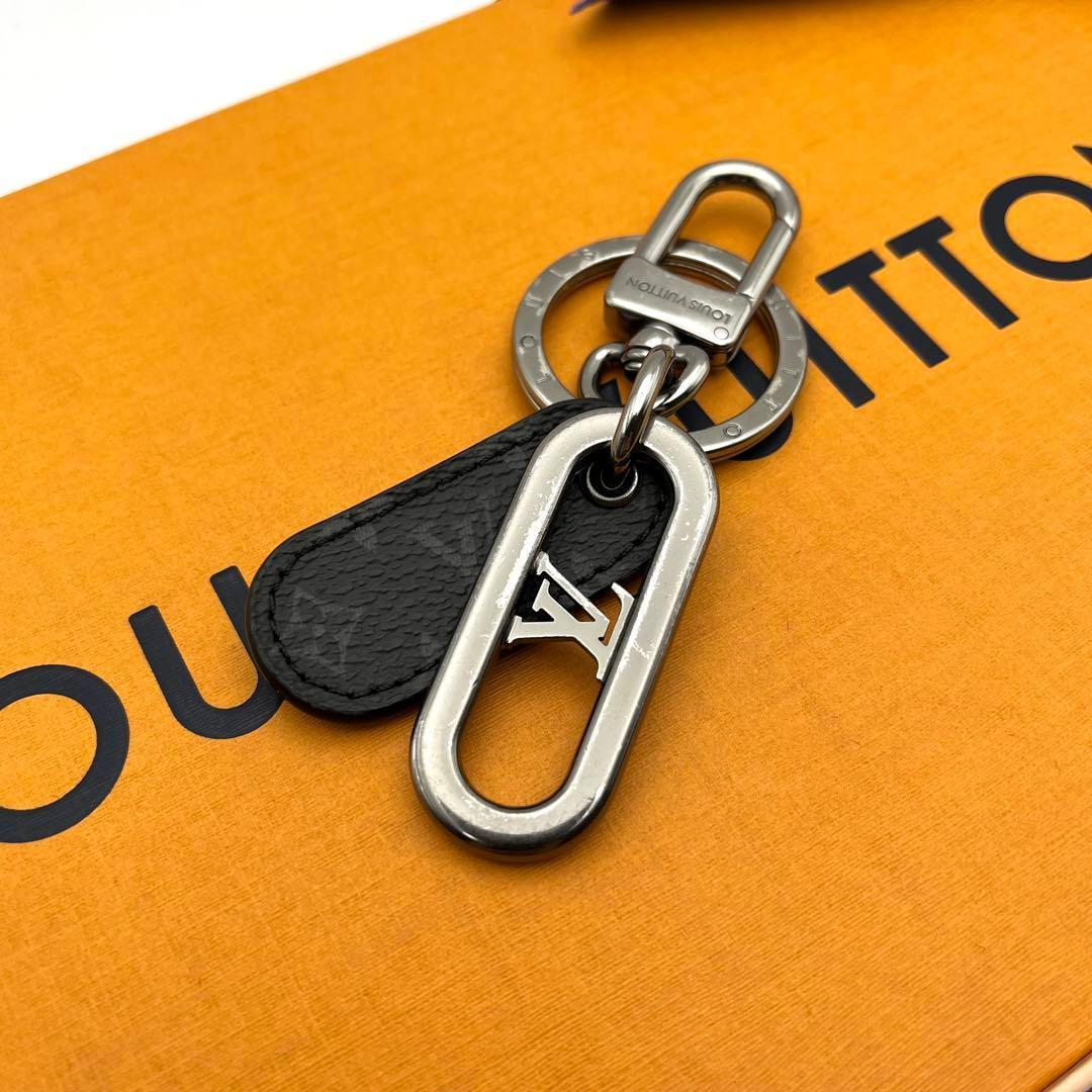 美品✨箱付 ルイヴィトン キーホルダー LVシグネチャー キーリング エクリプス