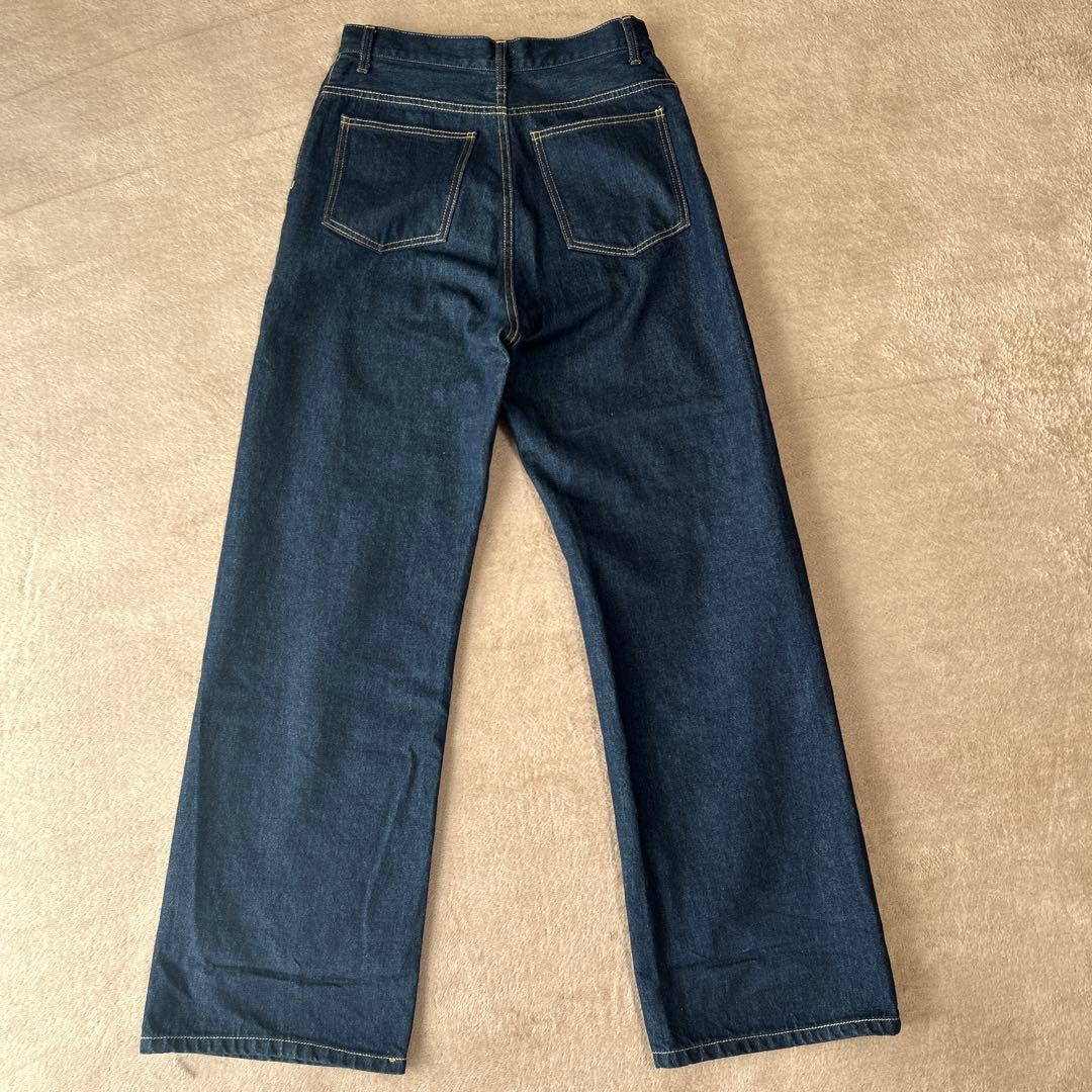 三代目【TODAYFUL】 インディゴ　ワイドデニム　size25