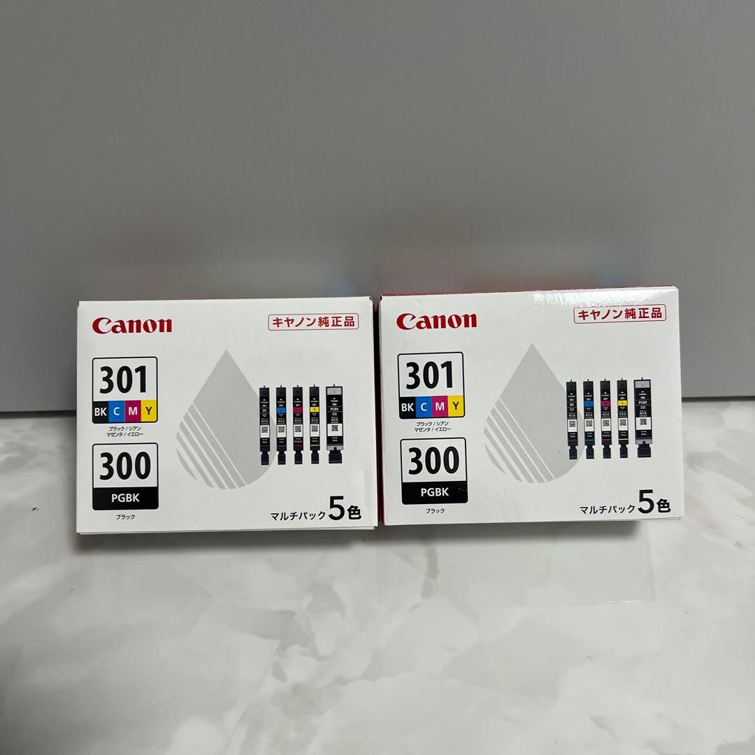 Canon BCI-301+300 インクカートリッジ 5色セット