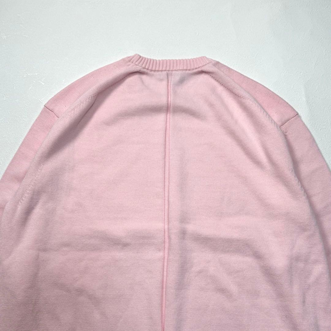綺麗なカラー Drawer コットン カシミヤ ニット 長袖 ピンク サイズ２