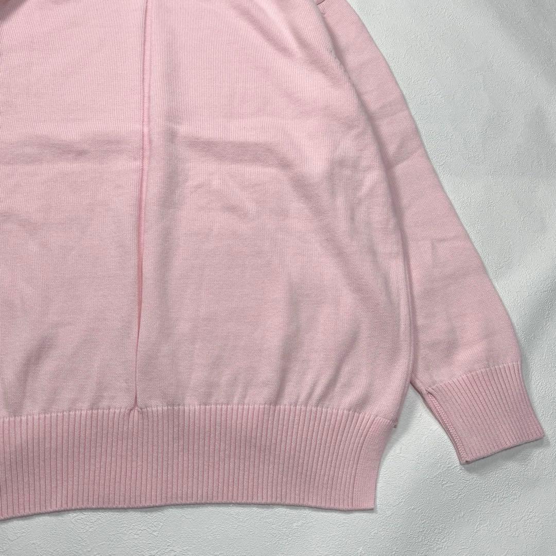 綺麗なカラー Drawer コットン カシミヤ ニット 長袖 ピンク サイズ２