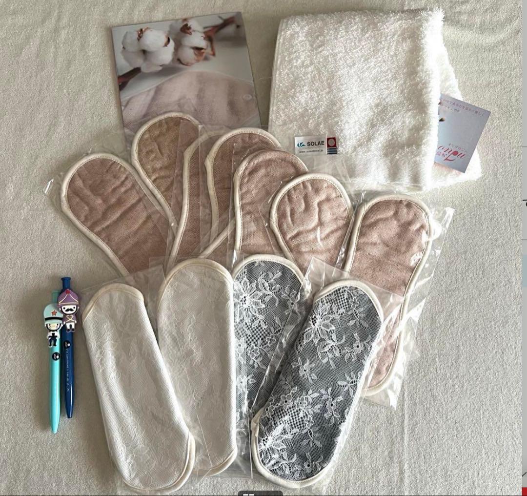 いろは♪　　【原価割価格・新品未使用】温布♪布ナプキン セット