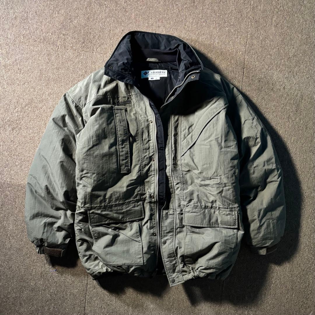 Columbia00s ダウンジャケット モンスター ダブルジップ ドローコード