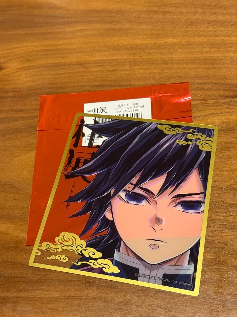 柱展　 ランダム ミニクリア色紙　 冨岡 義勇