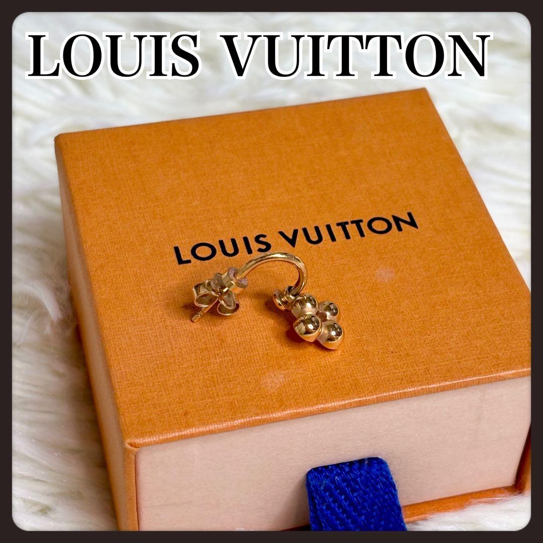 【専用】ルイヴィトン 片耳ピアス ブックルドレイユ フラワー ゴールド