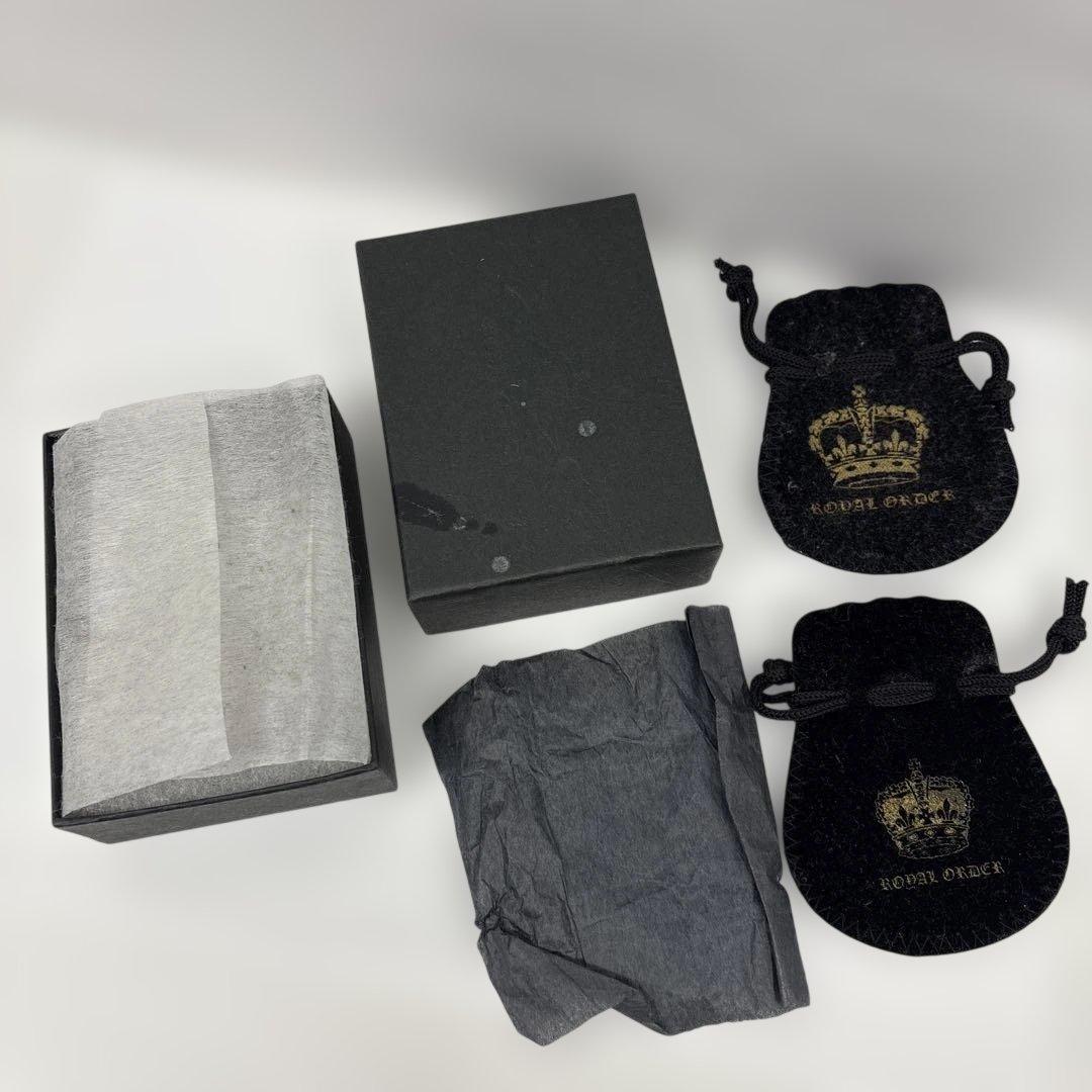  ORDER/ロイヤルオーダーシルバークロスネックレス ピアスセット⭐︎