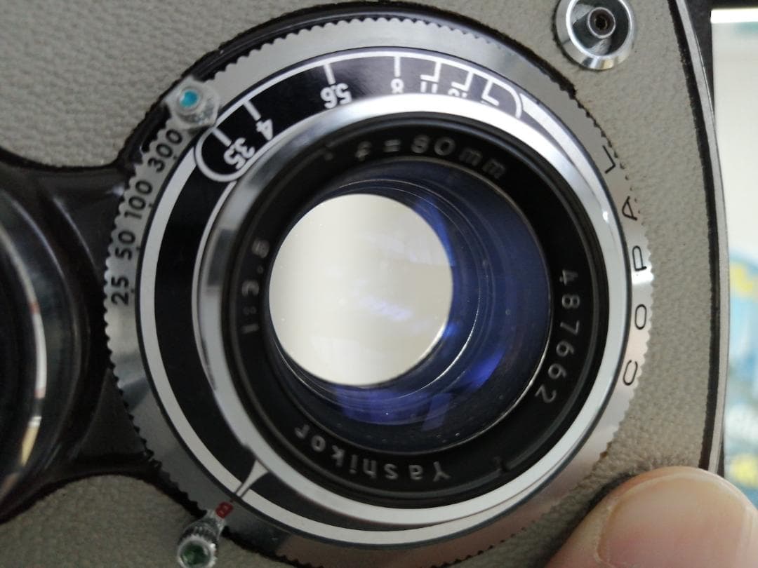 Yashica-A Brown ブラウン 茶 ヤシカ二眼レフ #7766