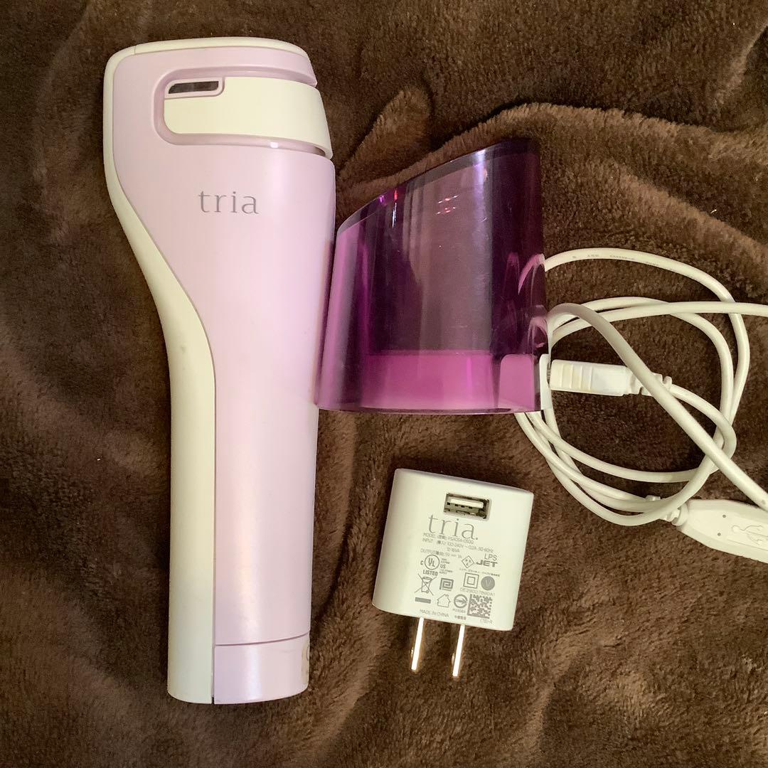トリア 美顔器 パープル 充電器付き
