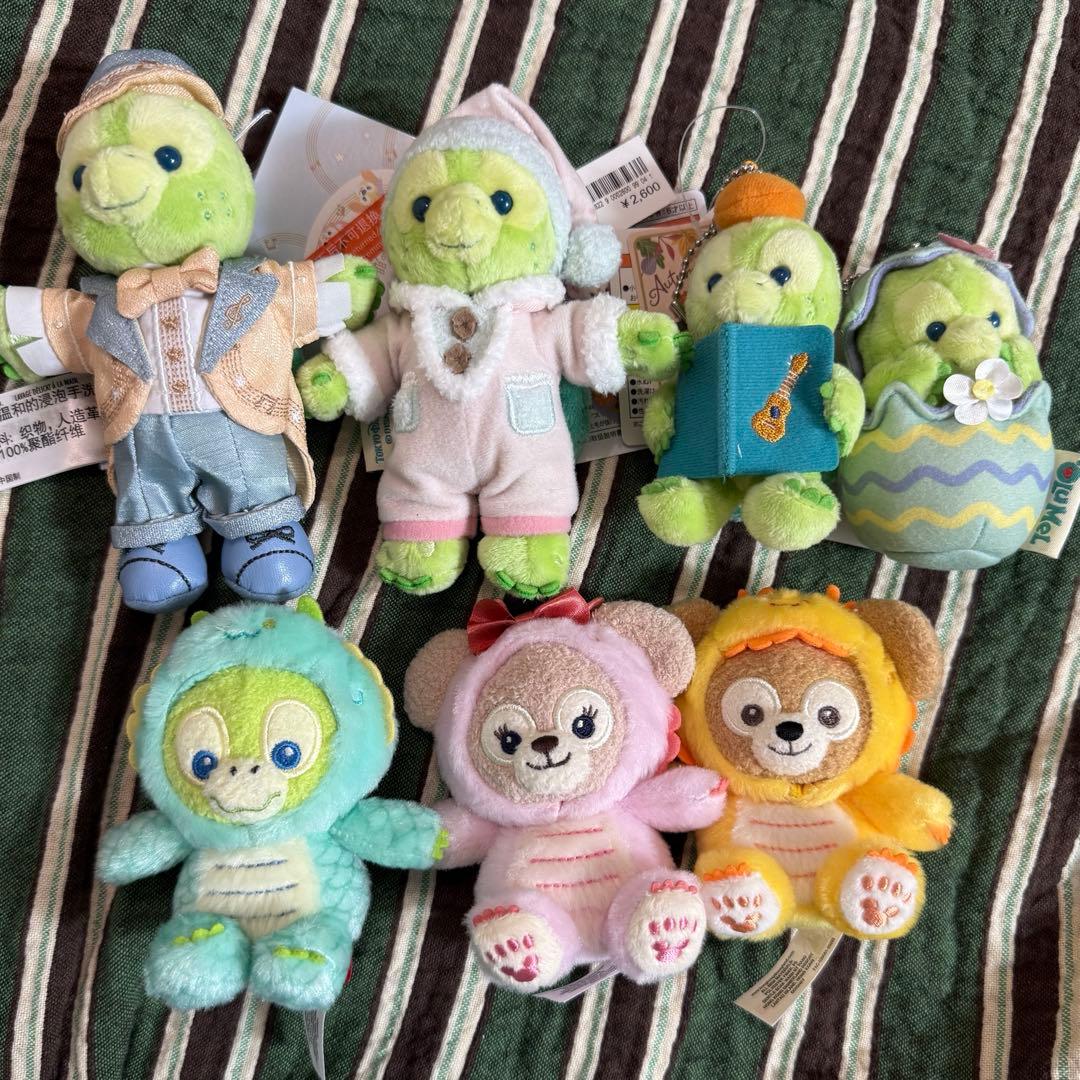 ディズニー　オルメル メロディー　ぬいぐるみキーチェーン