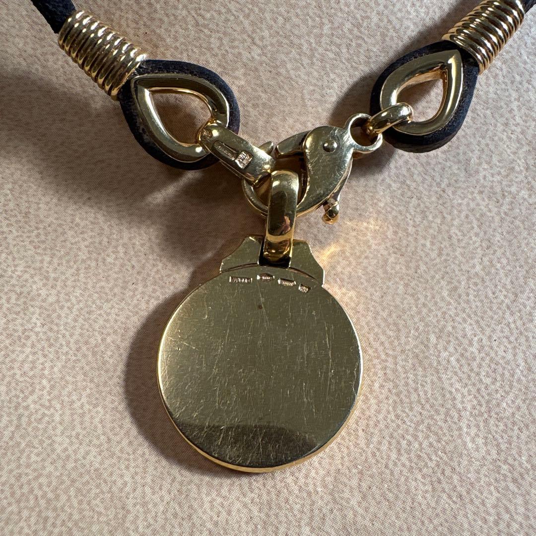 ブルガリ　魚座　ホロスコープ　ペンダントトップ　750YG×WG ゴールド　廃盤