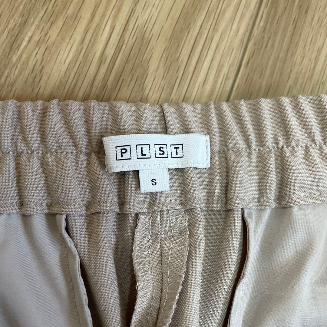 PLST プラステ　パンツスーツ　セットアップ　ベージュ