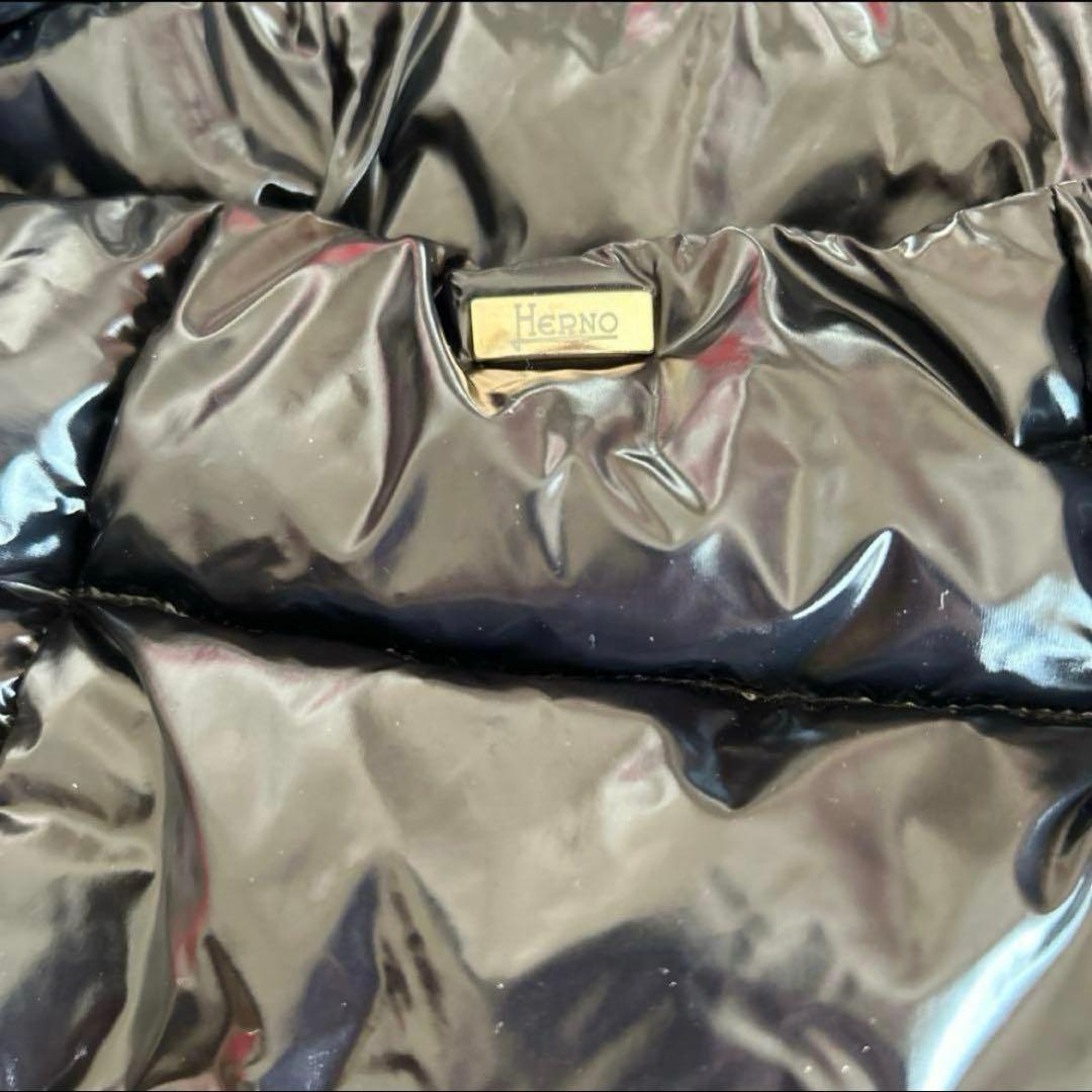 ル*コ様 HERNO ヘルノ 40 ダウン　ジャケット　グロッシー　ダウンコート