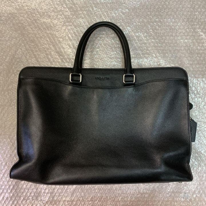 COACH　　レザー　ビジネスバッグ ブリーフケース　F73524 ブラック