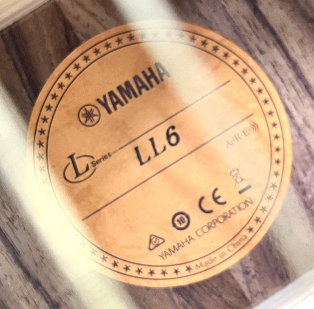 ★美品 YAMAHA ヤマハ アコースティックギター LL6 ソフトケース付き