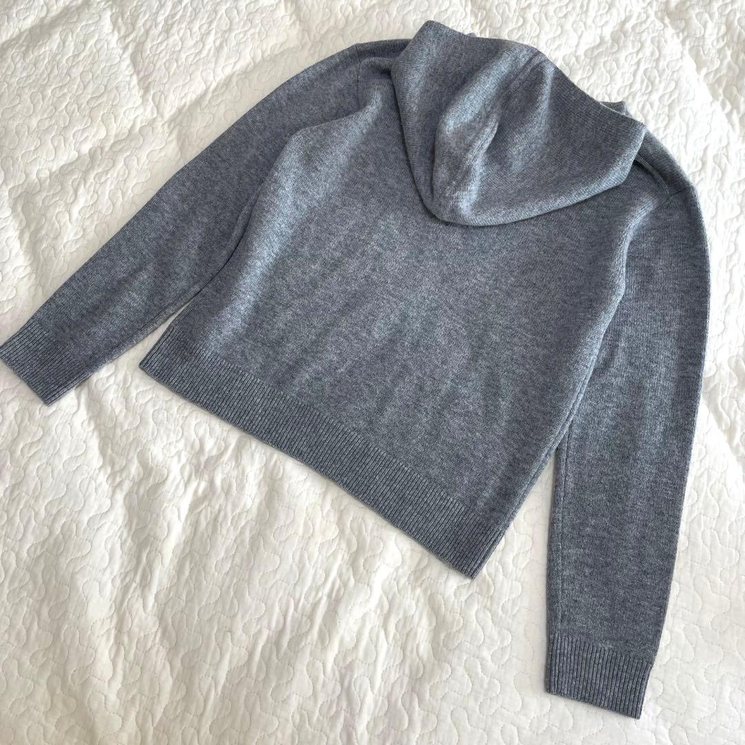 セオリー　Lana Cash Slim Hoodie フード　カシミヤ混ニット