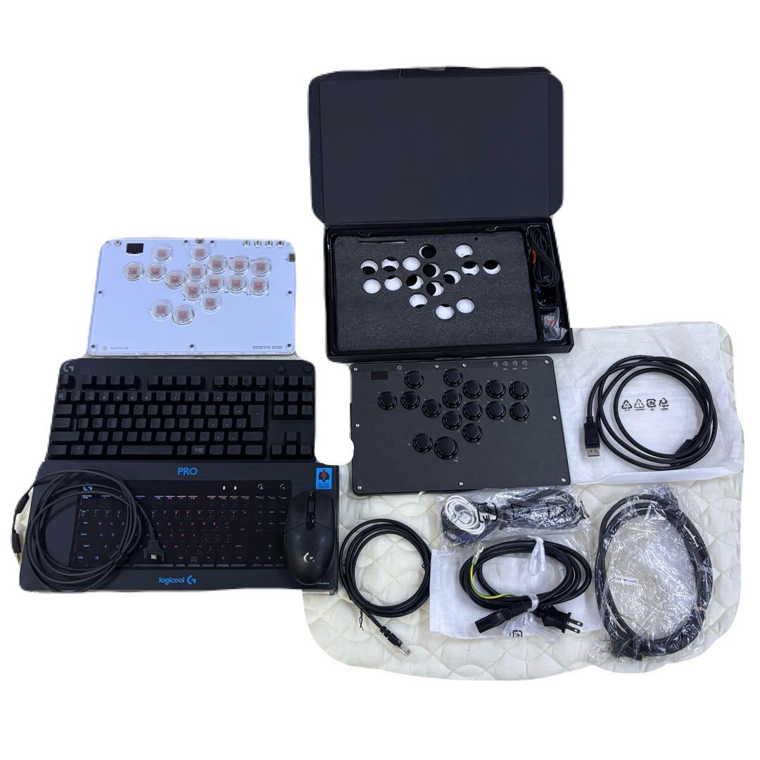 ゲーム機器 周辺機器 まとめ売り ジャンク 動作未確認 ロジクール アケコン