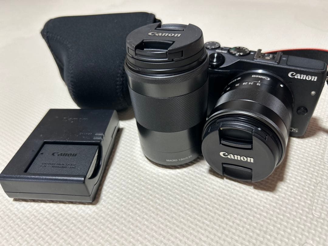 Canon EOS M5 ミラーレス一眼 ダブルレンズセット