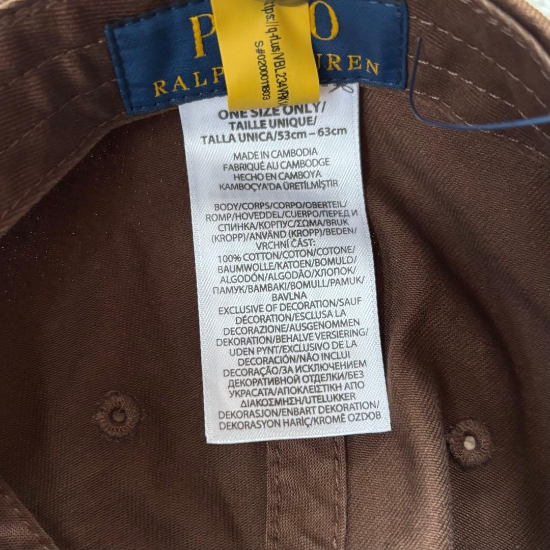 【新品 】ポロ ラルフローレン キャップ 帽子 (FREE)