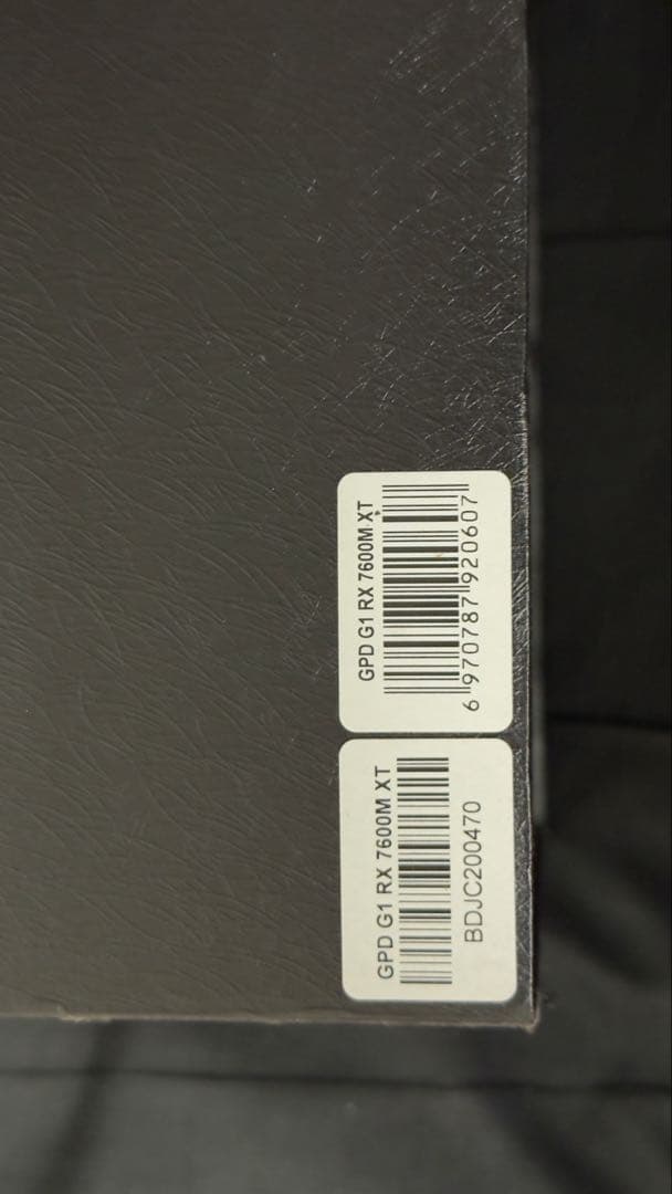 2024 GPD G1 外部GPU 外付けGPU RX 7600M XT 8GB