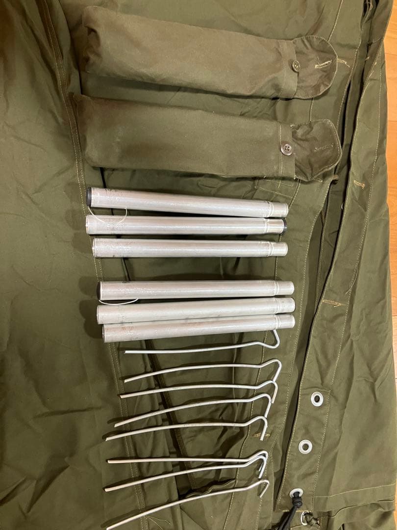 ポーランド　軍幕　2枚　サイズ3