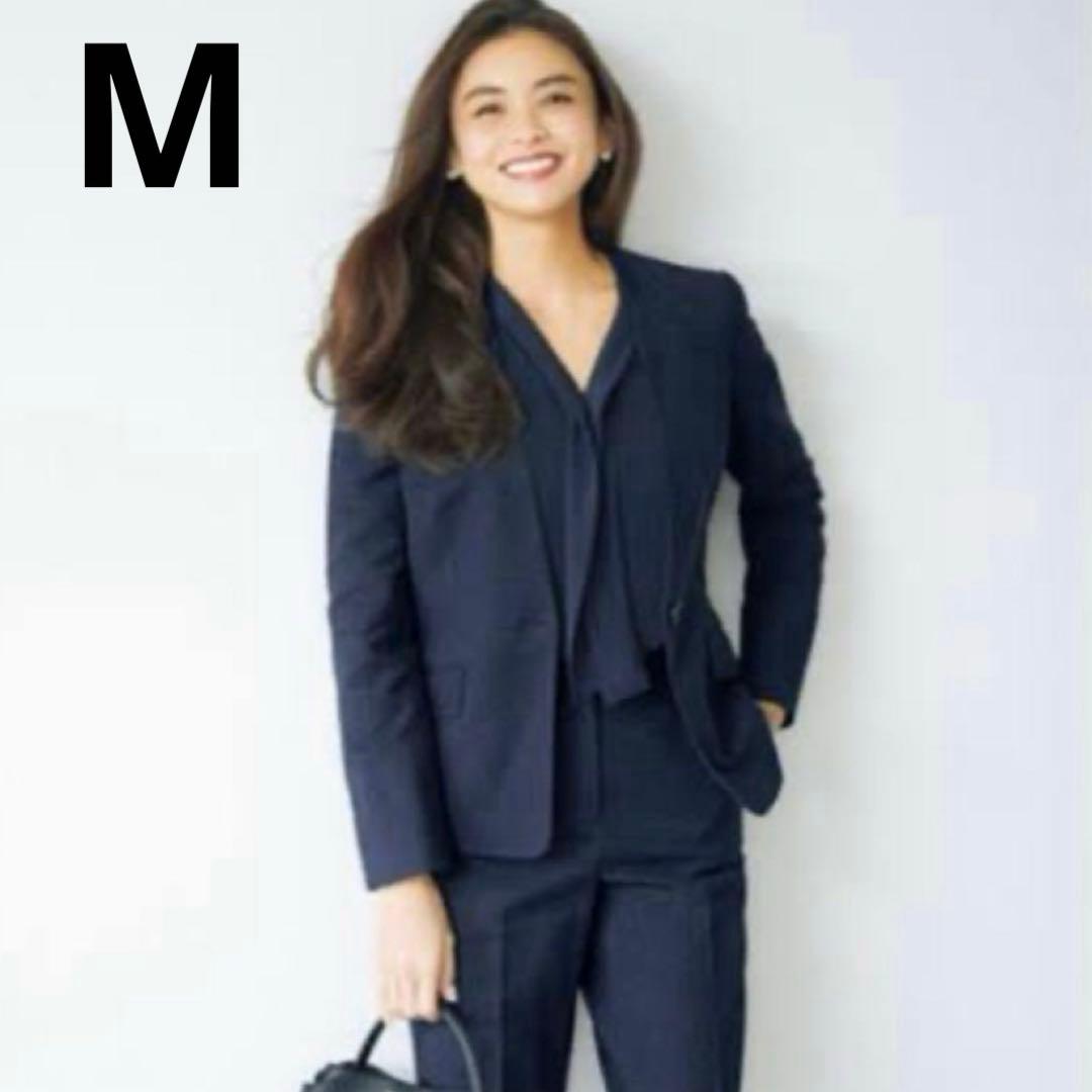 PLSTプラステ スラブストレッチカラーレスジャケット ステックパンツ セット