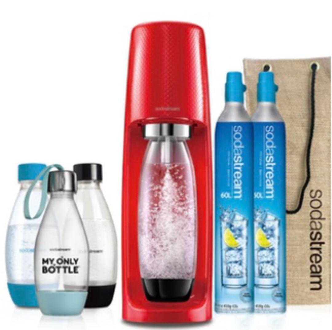 ソーダストリーム Spirit(赤) スターターキット 特別パッケージ