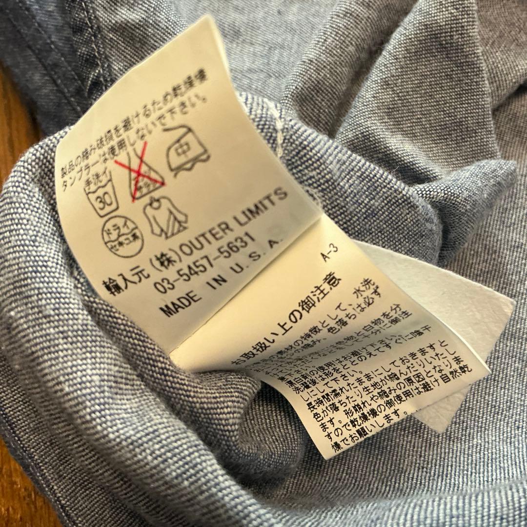 米国製MデニムシャツGitman Bros.Vintageギットマン