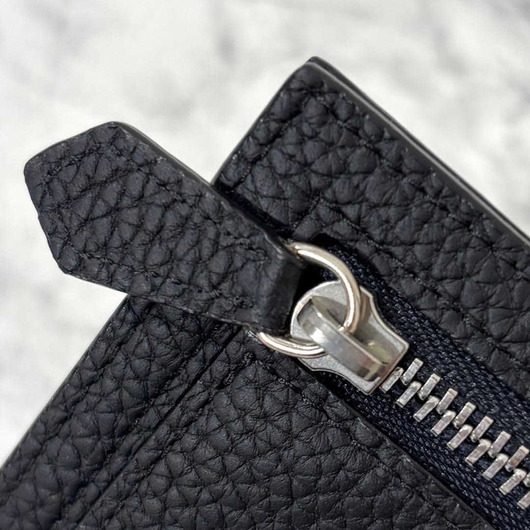 【未使用級】 ボナベンチュラ ケース カードケース レザー ブラック