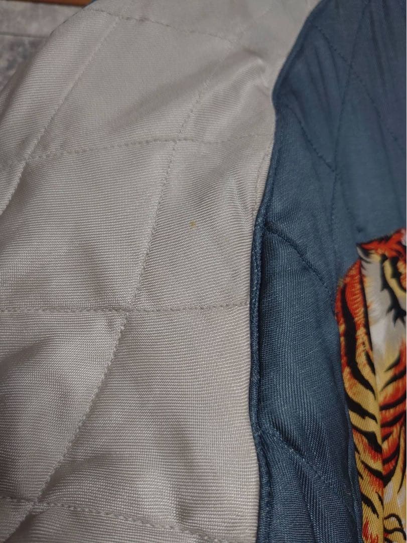 東洋 港商 スペシャルエディション スカジャン 別珍 × サテン 蛇・ハート・虎