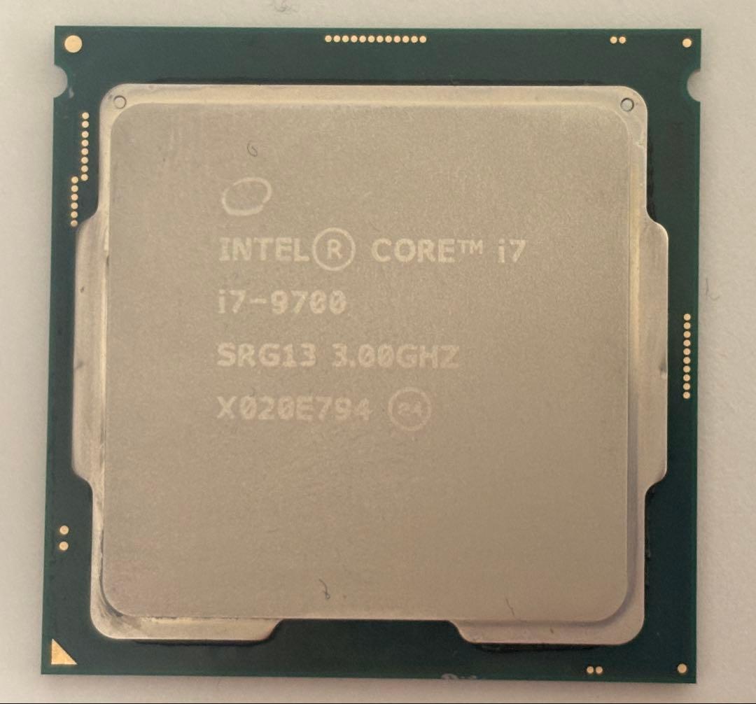 CPU Intel Core i7-9700 CPU 3.00GHz