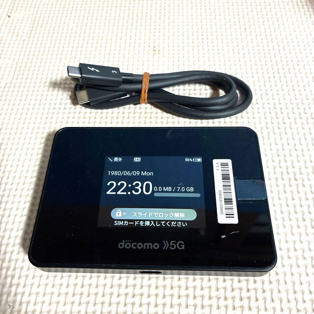 docomo5G Wi-Fi STATION SH-52B ブラック